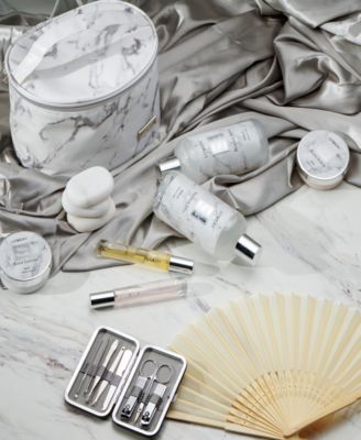19-Pc. White Marble Luxe Home Spa Gift Set