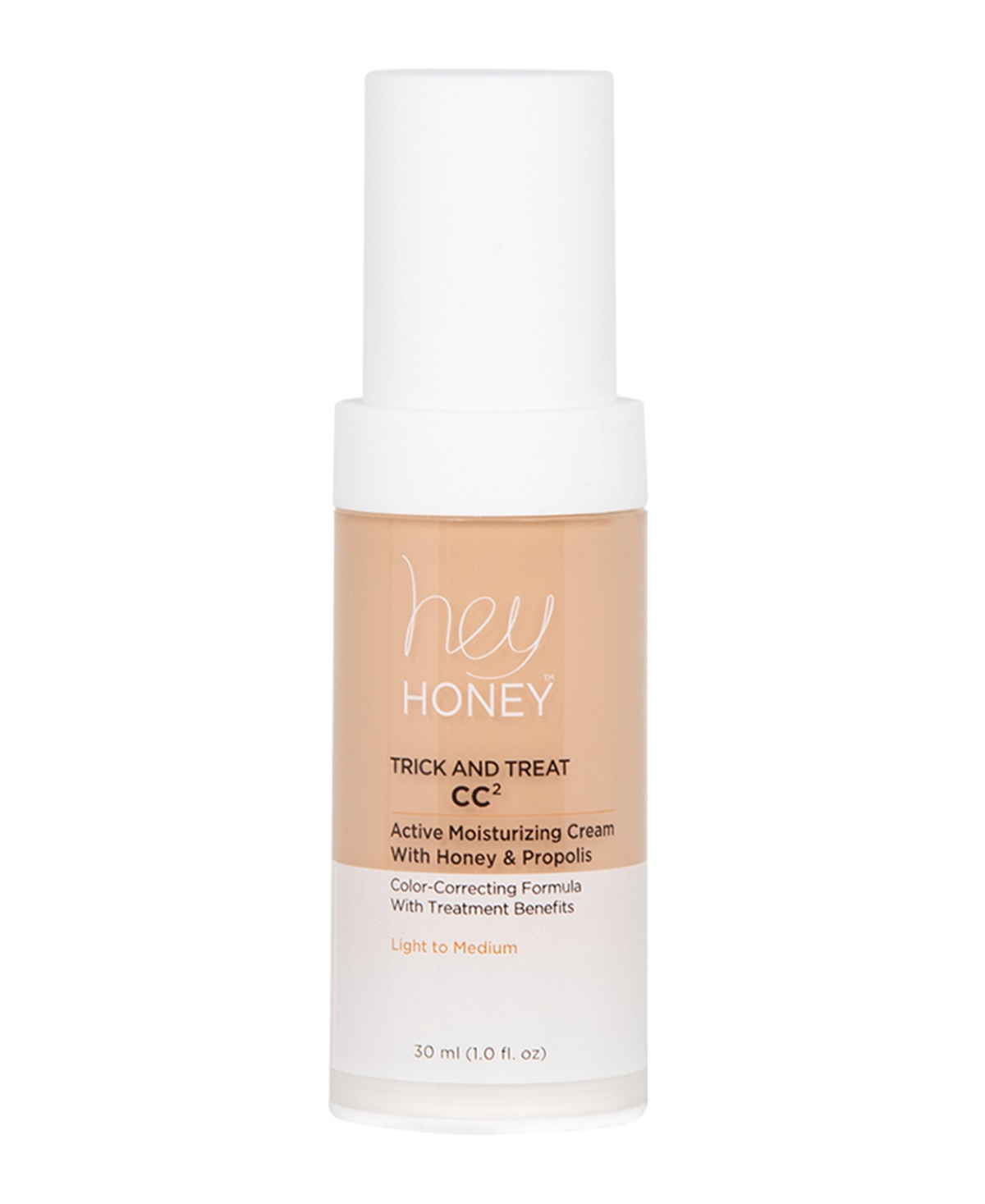 Hey Honey Trick and Treat CC2 Cream Active Moisturizing Color Correcting Cream with Honey and Propolis, 30 ml