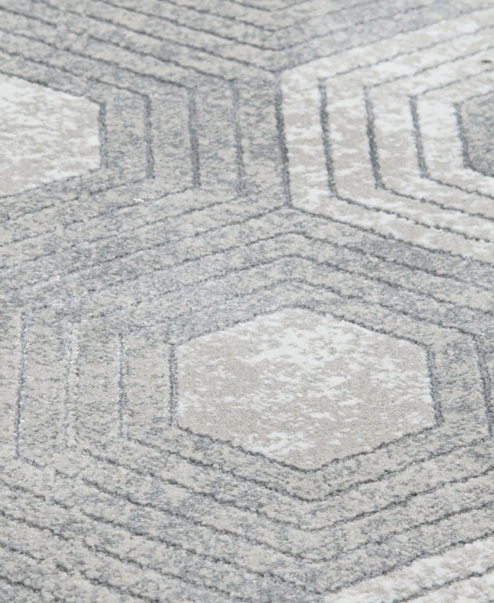 KM Home Waterside Reef 2'3" x 7'7" Runner Area Rug Macy's