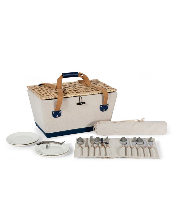 Picnic Time Boardwalk 15Piece Picnic Basket Set, Service for 4 Macy's