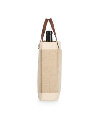 Legacy Pinot Jute 2 Bottle Insulated Wine Bag