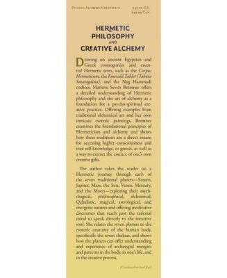Hermetic Philosophy and Creative Alchemy: The Emerald Tablet, the Corpus Hermeticum, and the Journey through the Seven Spheres by Marlene Seven Bremner