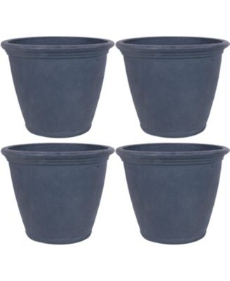 Indoor/Outdoor Patio, Garden, or Porch Weather-Resistant Double-Walled Anjelica Flower Pot Planter - 24"