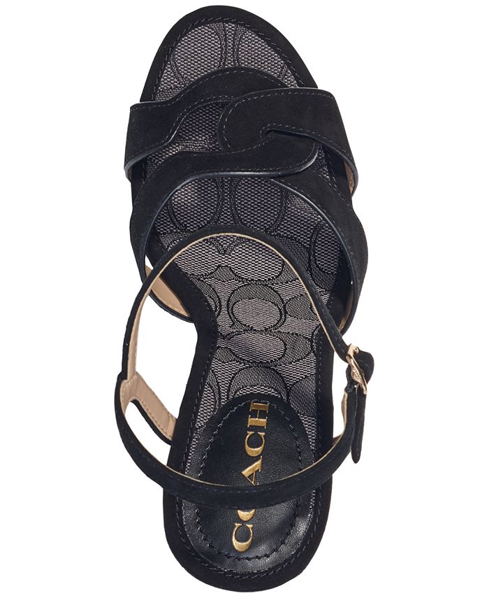 COACH Women's Talina Platform Dress Sandals - Macy's