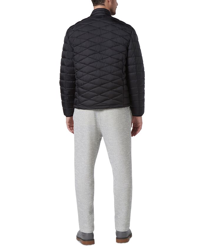 Marc New York Men's Racer Style Quilted Packable Jacket Macy's