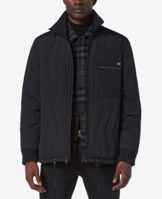 Marc New York Men's Floyd Zig-Zag Quilted Blouson Jacket - Macy's