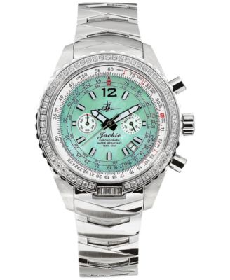 Jackie Women's Chronograph Multifunctional Stainless Steel Bracelet Watch 41-1/2mm