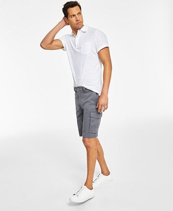 Club Room Men's Stretch Cargo Shorts, Created for Macy's & Reviews ...