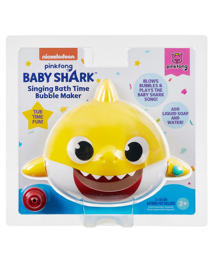 Baby Shark Singing Bubble Maker Set Macy's