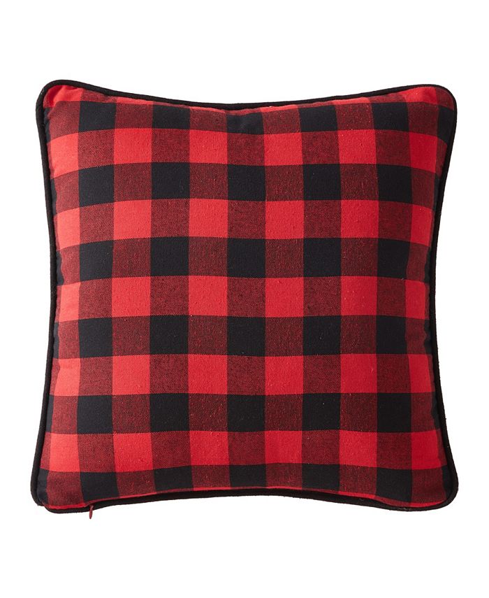 Eddie Bauer Cabin Plaid Stag Head Cotton Yarn Dye Flannel Reversible