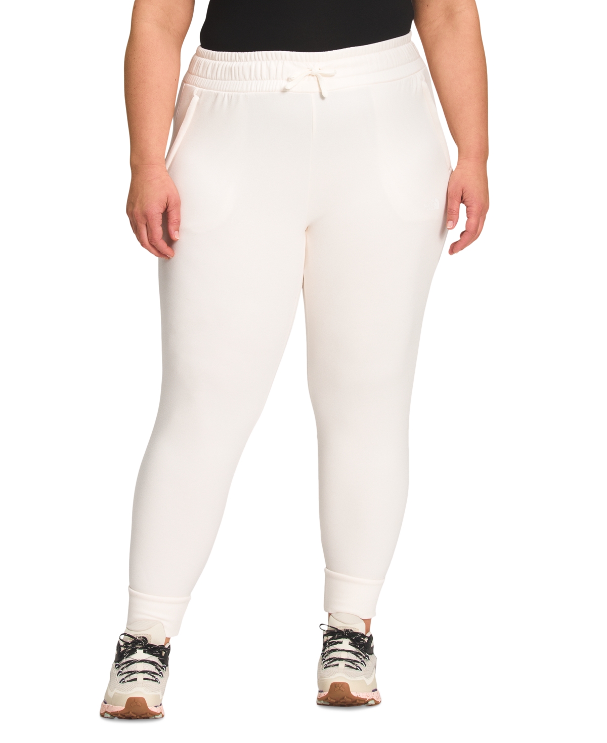 The North Face Plus Size Canyonlands Jogger Pants In Gardenia White Heather
