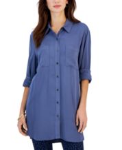 Blue Tunic Womens Tops - Macy's