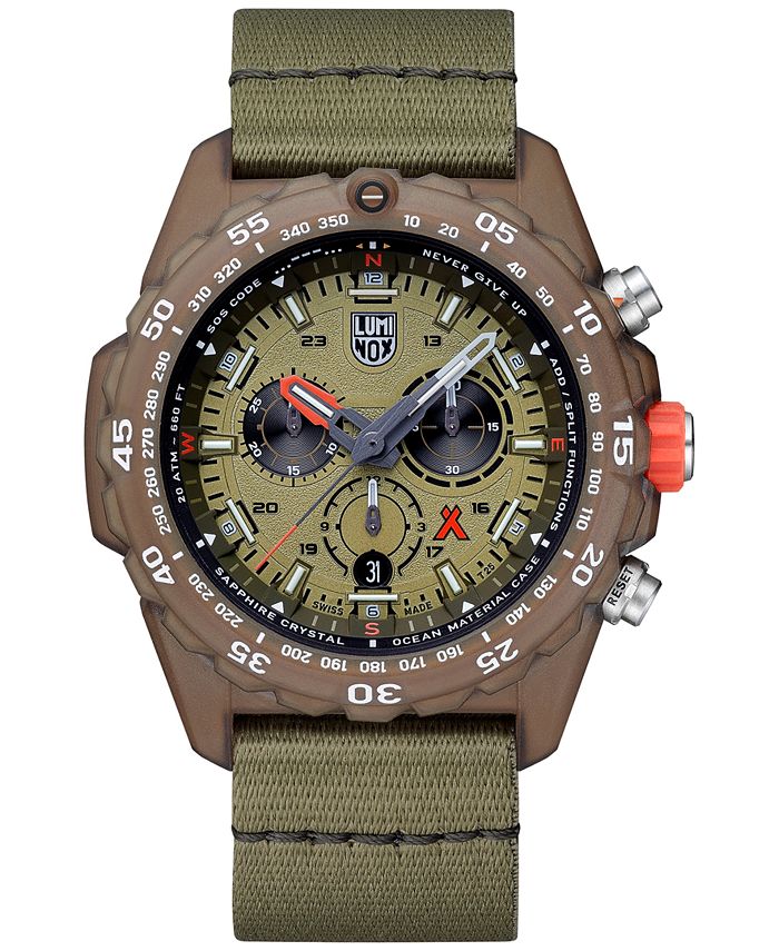 Luminox Men s Swiss Chronograph Bear Grylls Survival Eco Master