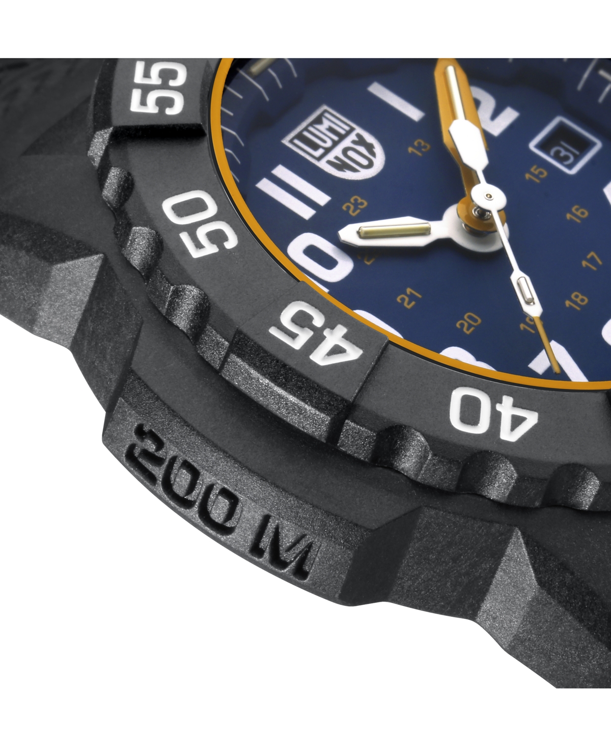 Shop Luminox Men's Swiss Navy Seal Dive Black Rubber Strap Watch 45mm In No Color
