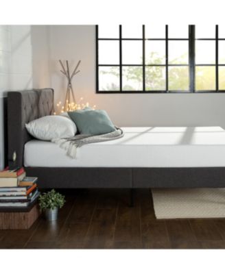 Zinus Shalini Platform Bed Frame / Strong Wood Slat Support, King - Macy's