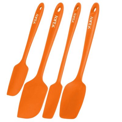 Heat Resistant Non-Stick 4-Piece Silicone Spatula Set for Cooking