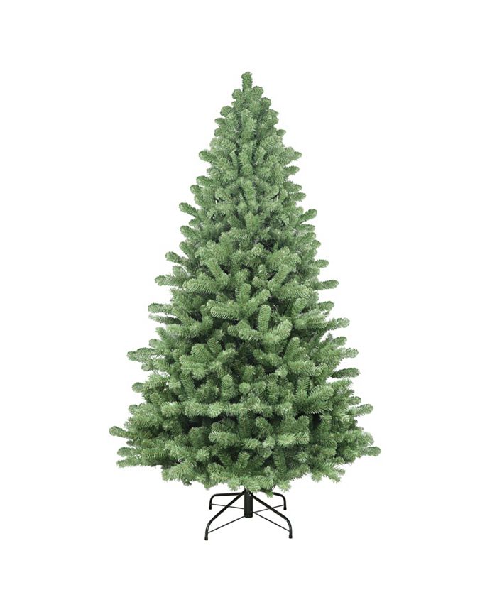Puleo Vermont Spruce Artificial Christmas Tree with Stand, 7.5' Macy's