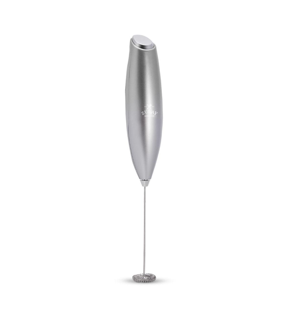 Zulay Kitchen Powerful Milk Frother for Coffee with Upgraded Titanium Motor - Handheld Frother Electric Whisk, Milk Foamer, Mini Mixer and Coffee Blen