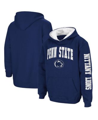 Youth Boys Navy Penn State Nittany Lions 2-Hit Team Pullover Hoodie