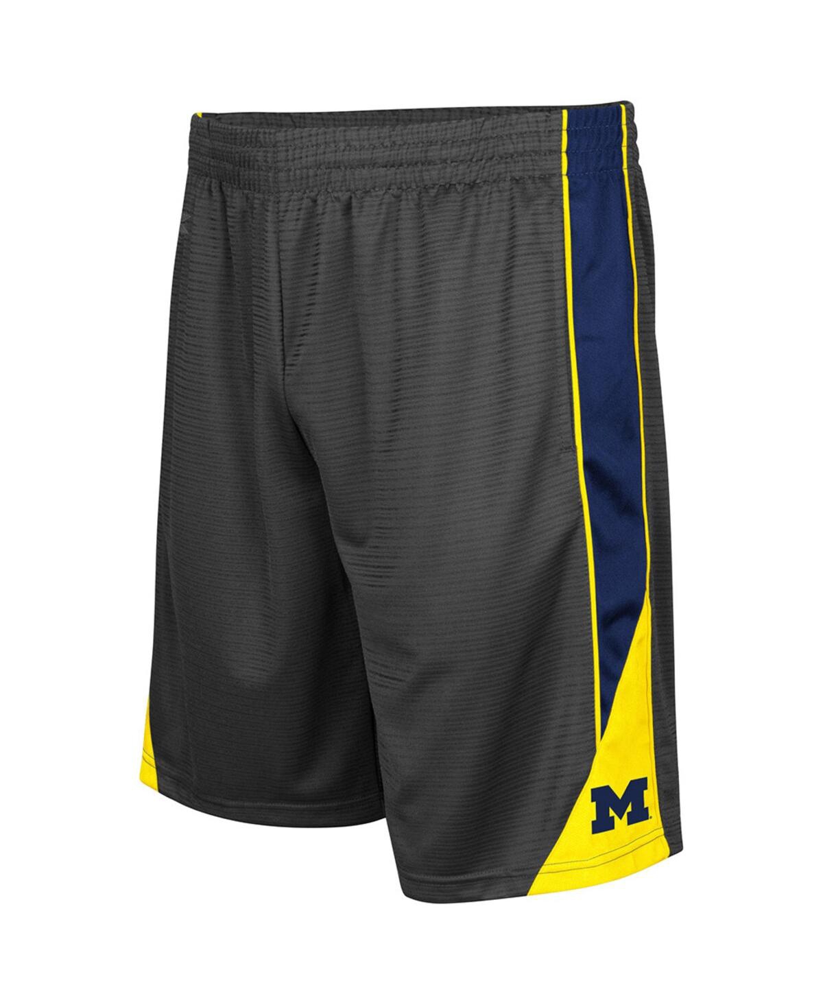 Colosseum Men's  Charcoal Michigan Wolverines Turnover Shorts In Charcoal