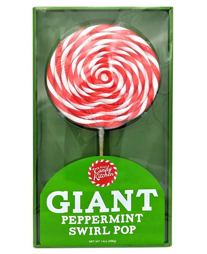 Macy's Candy Kitchen Giant Peppermint Swirl Pop and Giant Candy Cane, 2