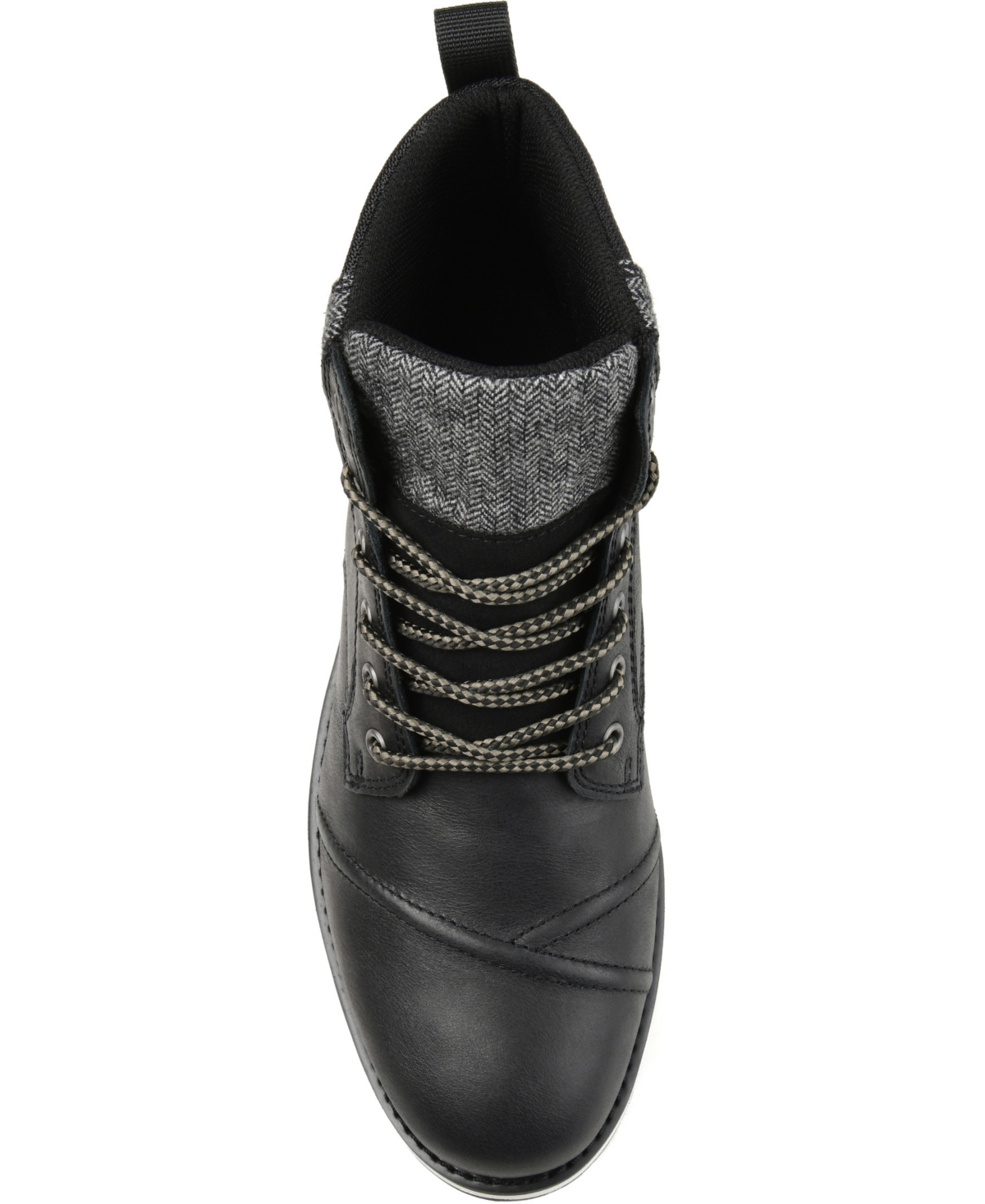 Shop Territory Men's Raider Wide Width Tru Comfort Foam Lace-up Cap Toe Ankle Boot In Black