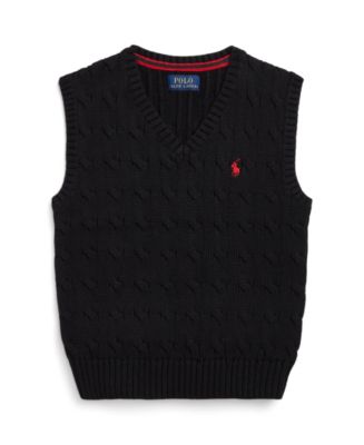 Polo Ralph Lauren Toddler and Little Boys Cable- Knit Sweater Vest &  Reviews - Sweaters - Kids - Macy's