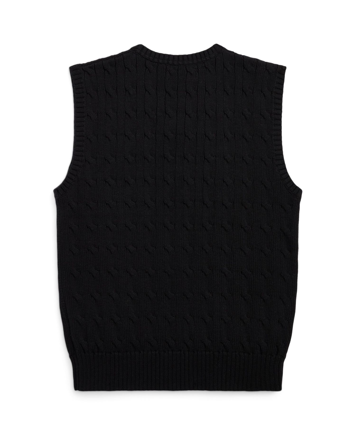Big Boys Cable- Knit Sweater Vest