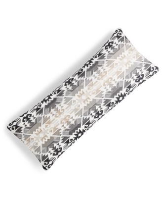Hotel Collection - Embroidered Geo Decorative Pillow, 14" x 36", Created for Macy's