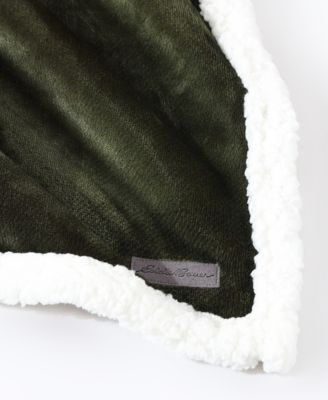 CLOSEOUT! Pine Plaid Ultra Soft Plush Fleece Reversible Throw, 60" x 50"