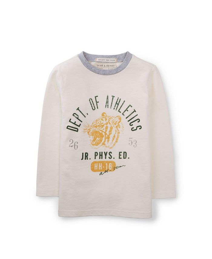 Hope & Henry Boys' Long Sleeve Graphic Tee, Infant & Reviews - Kids ...