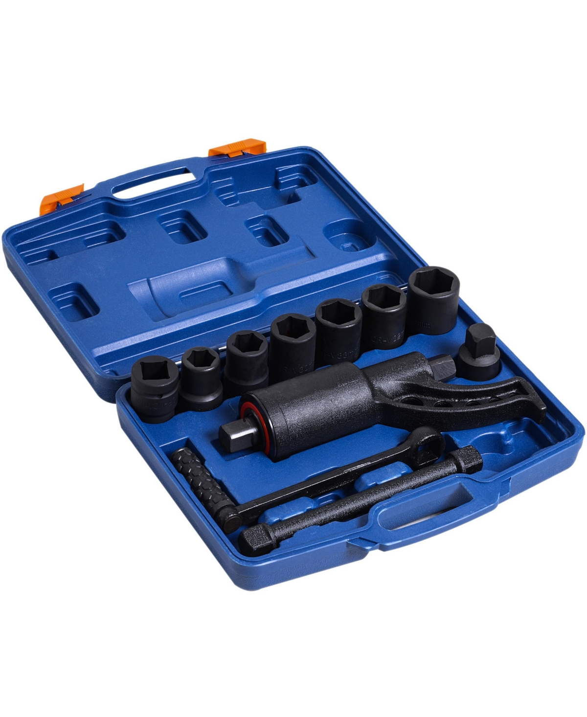 Heavy Duty Torque Multiplier Wrench Set 7pcs Socket Lug Nut Remover - Blue