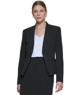 Calvin klein open front long jacket online