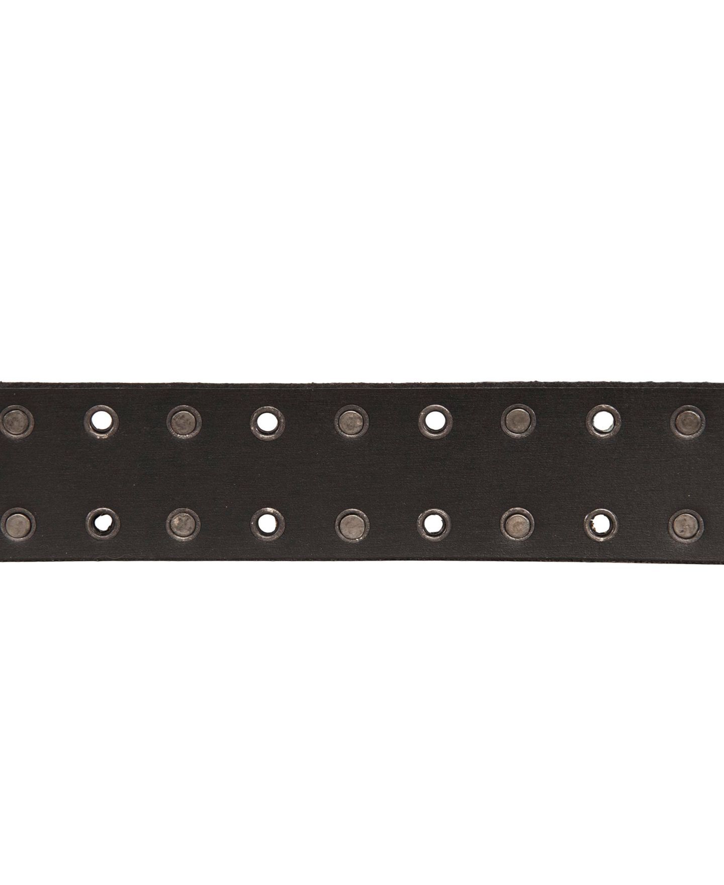 Мужской ремень Lucky Brand Grommet and Stud Leather Belt, цвет: Чёрный — фото 4