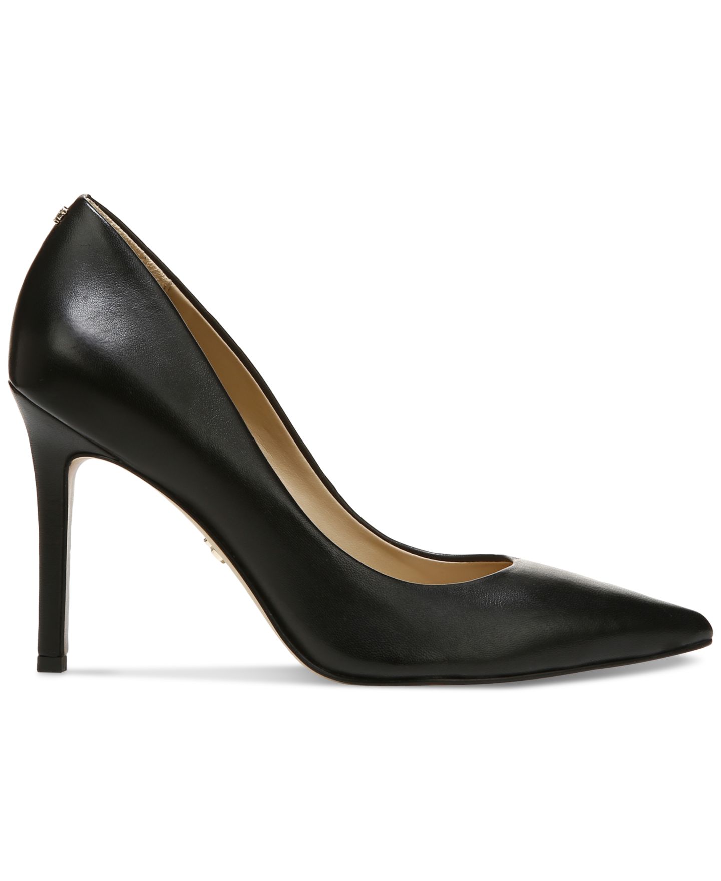 Женские туфли Sam Edelman Hazel Slip-On Pumps, цвет: Чёрный кожаный — фото 2