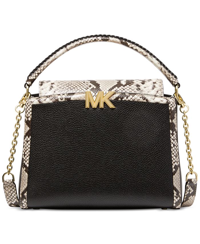 Michael Kors Karlie Leather Medium Satchel & Reviews - Handbags &  Accessories - Macy's