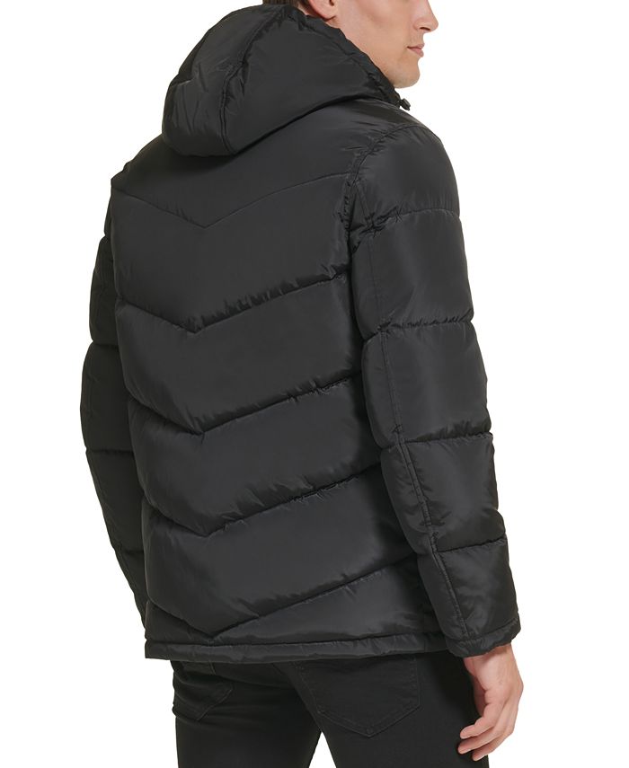 Cole Men's Quilted Puffer Jacket with Patch Pockets Macy's