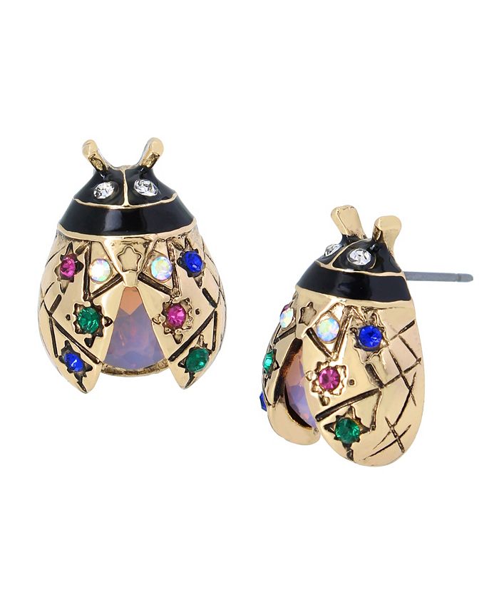 Betsey Johnson Ladybug Stud Earrings Macy s