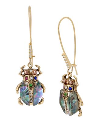 betsey johnson dangle earrings