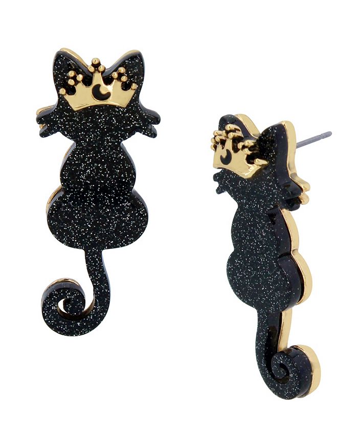 Betsey Johnson Cat Post Earrings Macy s