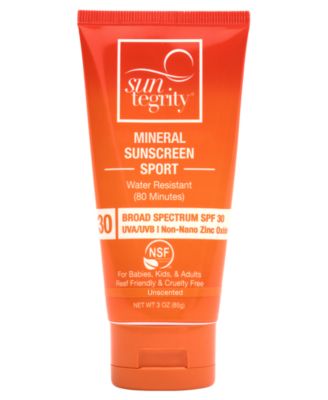 Suntegrity - Mineral Sport Sunscreen - Broad Spectrum SPF 30, 3 oz.