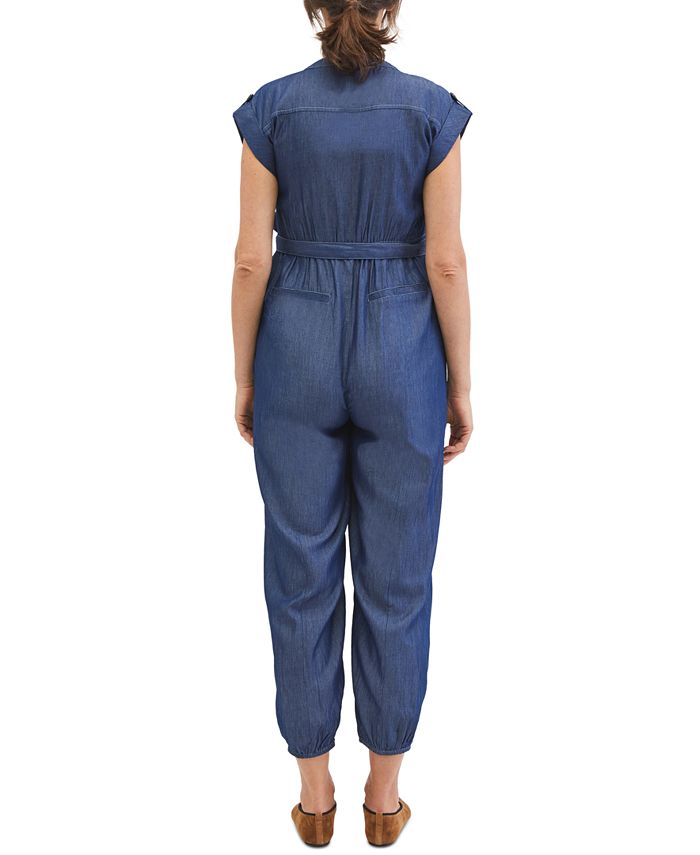 Motherhood Maternity Utility Short Sleeve Maternity Jumpsuit Macy's