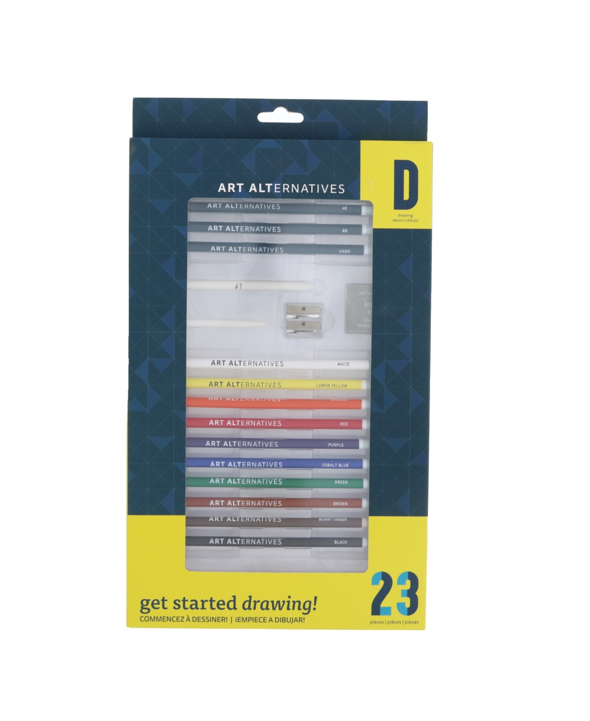 Get Started Drawing Sketch and Draw 23 Piece Set - Multi