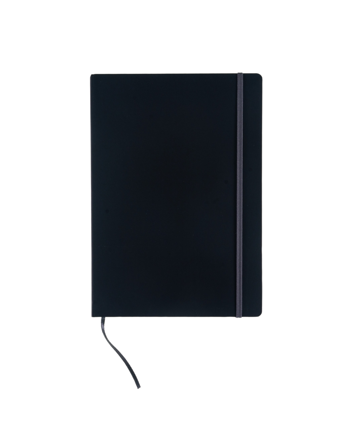 Ispira Hard Cover Lined A5 Notebook, 5.8" x 8.3" - Black