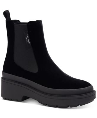 kate spade new york - Women's Winnie Pull-On Lug-Sole Booties