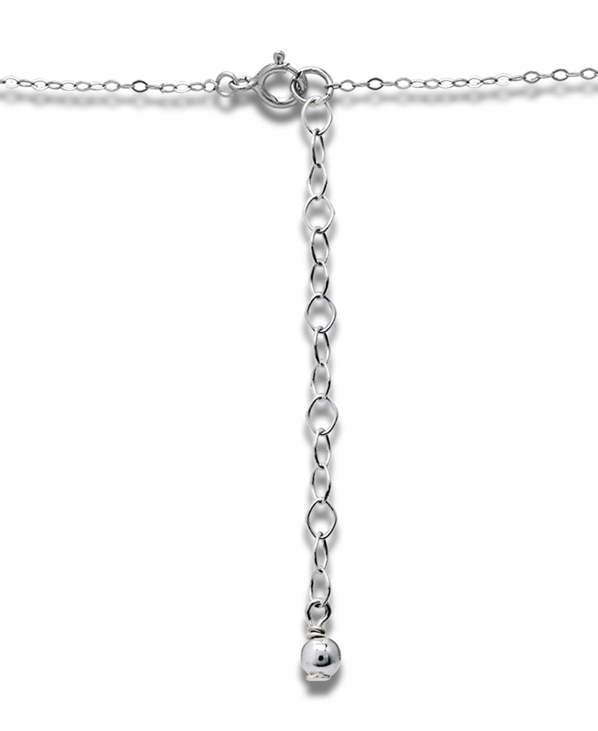 Giani Bernini Cubic Zirconia Pave Polish Double Horseshoe Necklace - Sterling Silver