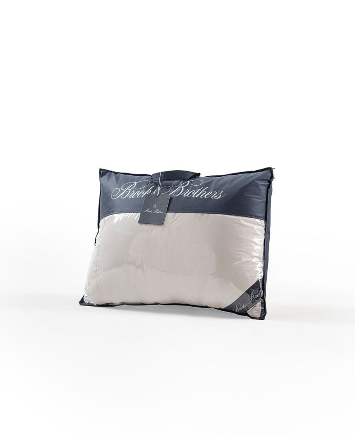 Brooks Brothers Feather Down Cotton Pillow, King Macy's