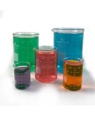 Glass Beakers Set, 5 Piece