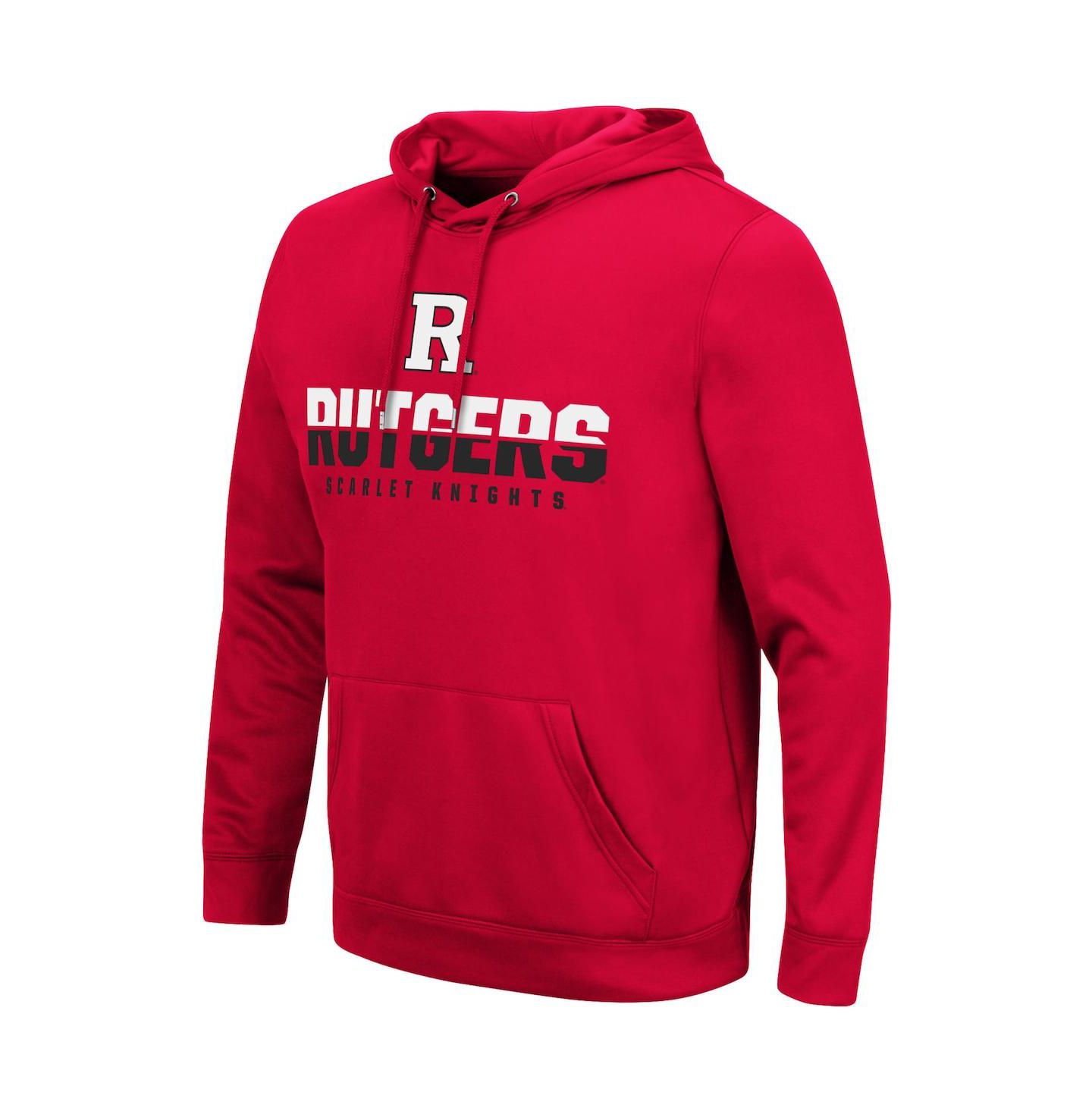 Мужское худи Colosseum Scarlet Rutgers Scarlet Knights Lantern Pullover — фото 3