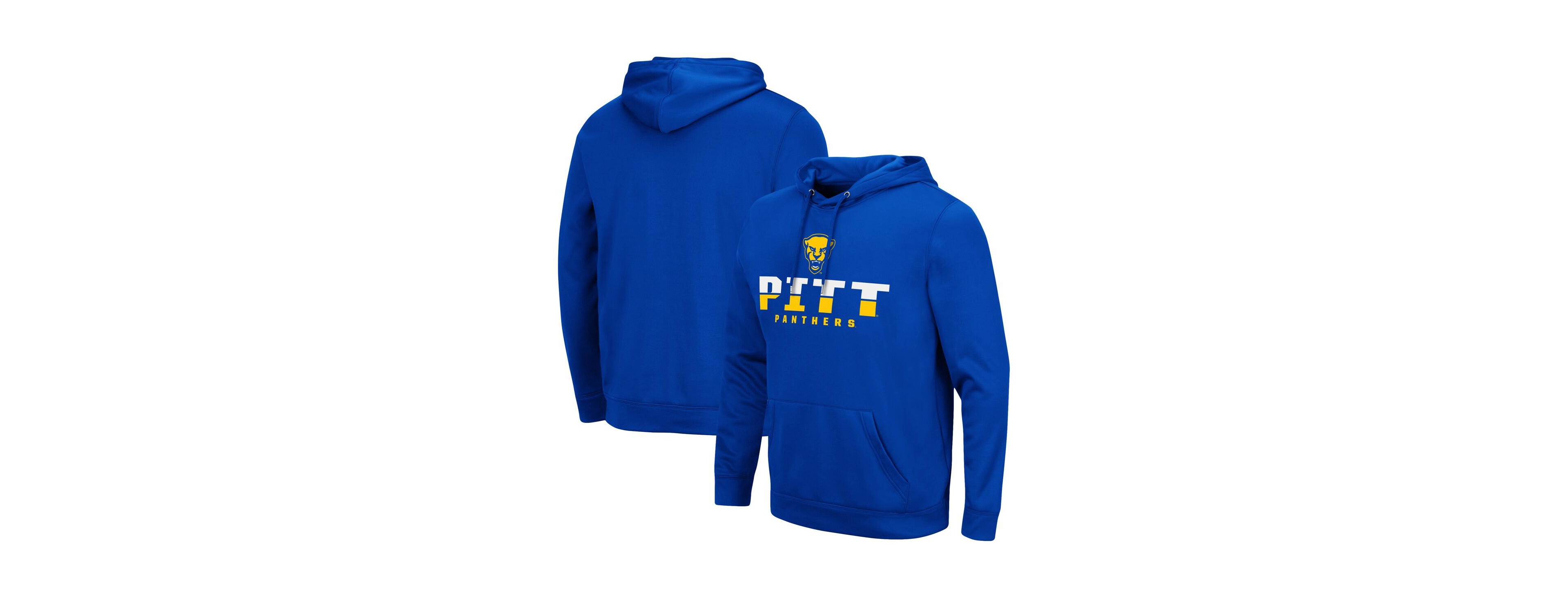 Men's Colosseum Royal Pitt Panthers Lantern Pullover Hoodie